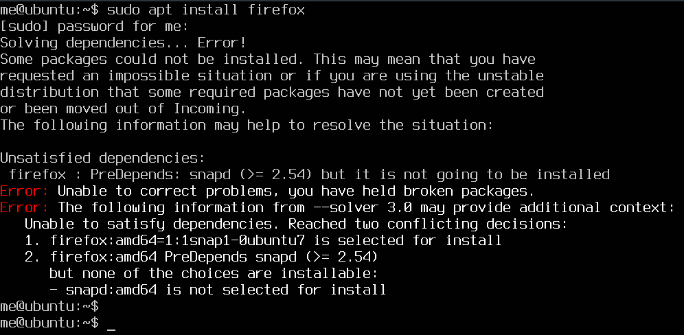Firefox fail